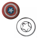 Cortador Capitán América Para Fondant Y Galletas 9,5 Cm