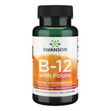 Vitamina B12 Con Folate 1000mcg 250tabletas Swanson