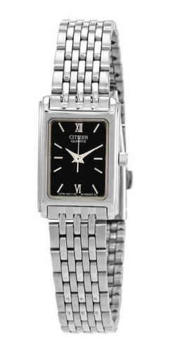 Reloj Mujer Citizen Ej5850-57e Acero Rectangular Chico