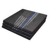 Skin Mightyskins Para La    Sony Ps4 Pro - Thin Blue