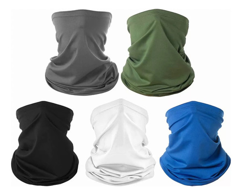 5 Pack Full Bandanas- Mascara Deportivas Para Moto Ciclismo