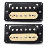 Pastillas Zebra Humbucking Para Guitarra Eléctrica Con Marco