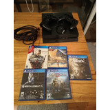 Playstation 4 En Perfecto Estado + 5 Juegos