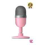 Micrófono Razer Seiren Mini Condensador Rosa Cuarzo Rz