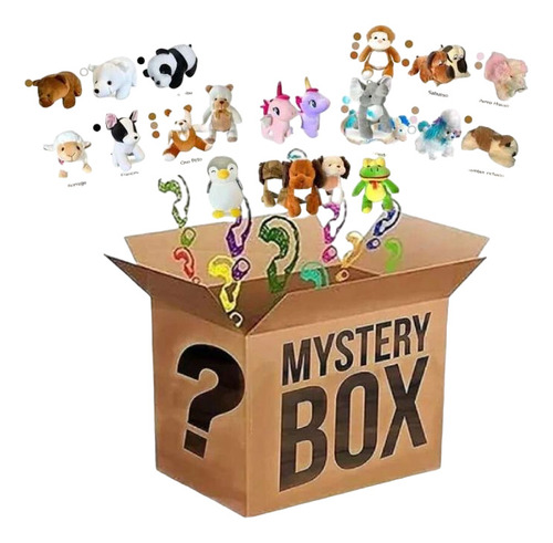 Peluches Caja Sorpresa Mystery Box Al Azar Varios Tamaños