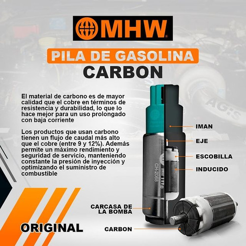 Bomba Pila Gasolina Vw Fox Spacefox Crossfox (carbono)* Foto 7
