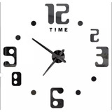 Exclusivo Reloj 3d Pared Giganteshechos En Madera Enchapada 