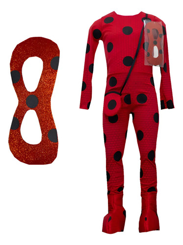 Disfraz Lady Catarina Bug Superhéroe Niña Talla 10 - 12