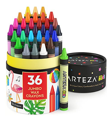 Paquete De Crayones Jumbo Para Niños De Arteza 36 Colores