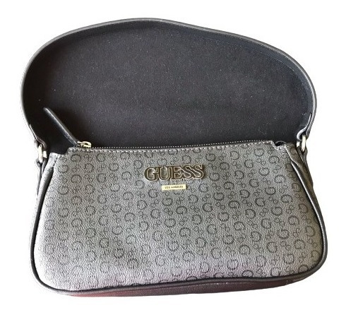 Cartera De Mujer Guess Negra Original