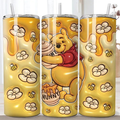Vaso Termo Acero Inoxidable 600ml Winnie Pooh | Meses sin interés