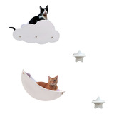 Gimnasio De Pared Para Gatos Grandes / Set Sky Cat (4 Pz.)