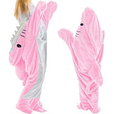 Cobertor, Pijama,bolsa De Dormir Cartoon Shark, 190x120cm