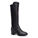 Bota Bottero Couro Cano Longo Montaria Com Lycra 347808 Pret