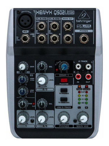 Mixer/mesa De Som Xenyx Q502 Usb Behringer 110v Interface Nf