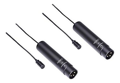 Movo Lv4o2 Xlr Phantom Power Lavalier Omnidirctional Micr