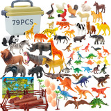 79 Pzs Juguetes Para Niños, Juguetes De Animales Con Mapas