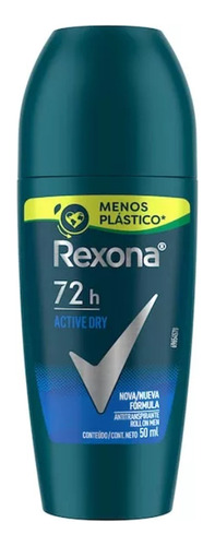 Desodorante Rexona Rollon Masculino Active Dry 50ml