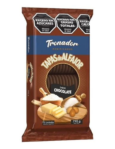 Mini Tapas De Alfajor Paquitas Sabor Chocolate X 4,8 Kg