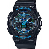 Relógio Casio G-shock Masculino Ga-100cb-1adr Cor Da Correia Preto