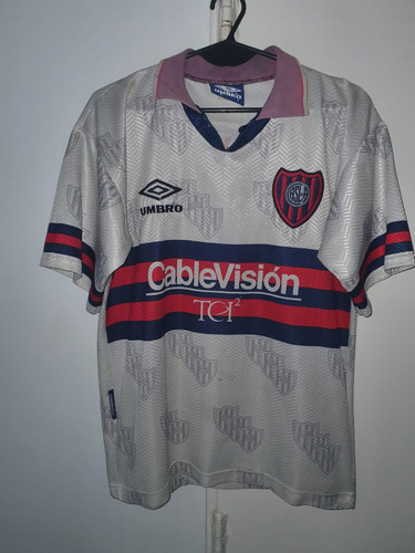 Camiseta San Lorenzo Umbro 1997 Blanca T.s #11 Abreu