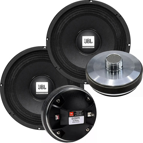 Woofer Jbl Selenium 12pwpr X2 + Driver Jbl D220ti X2 Premium