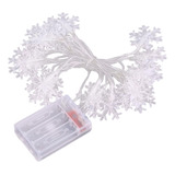 F 4,5 M 30 Led Christmas Snowflake String Lights Decorações