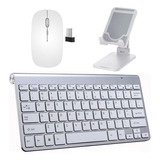 Teclado, Mouse Slim Sup Galaxy Tab S6 10.5 T860/t865 Branco