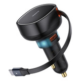 Cargador De Coche Usb C, Cargador De Coche Retractil Baseus