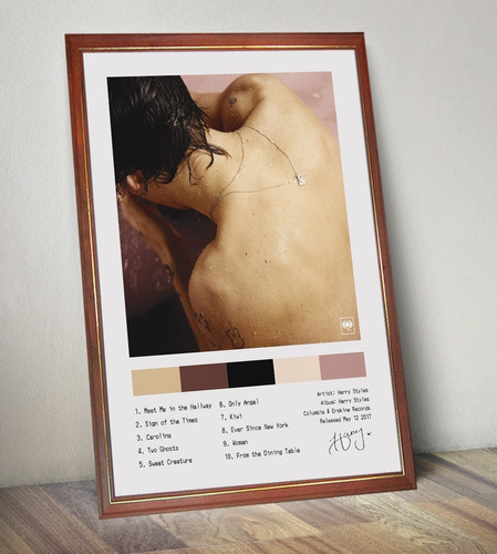 Harry Styles Poster Album Harry Styles Cuadro Para Colgar 