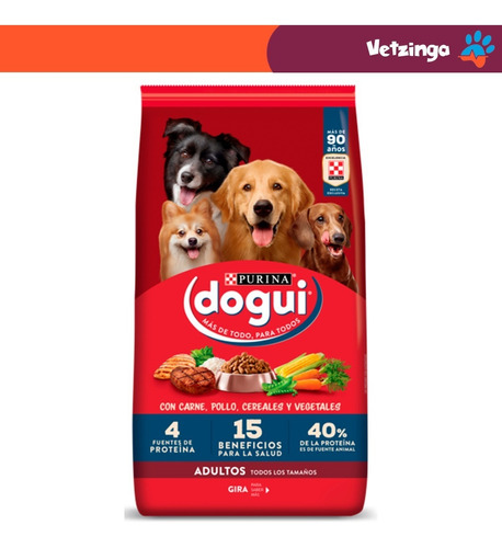 Dogui Carne Asada Cereales Arroz 21 + 3 Kg Perro Envio Caba 