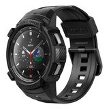 Case + Pulseira Spigen Rugged Pro Para Galaxy Watch4 De 46mm