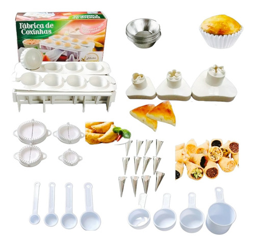 Kit Medidores Formas Pastel Esfiha Coxinhas Empadas