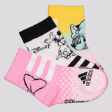 Kit Meia adidas Minnie 3 Pares Juvenil