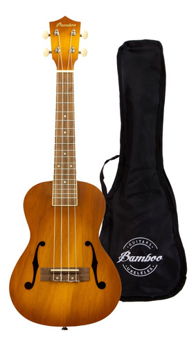 U-23-vio-sb Ukelele Bamboo Concierto Tipo Violin (aquila) Sb