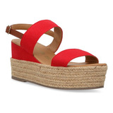 Sandalia Casual 70176pr Alto Paseo Descanso Yute