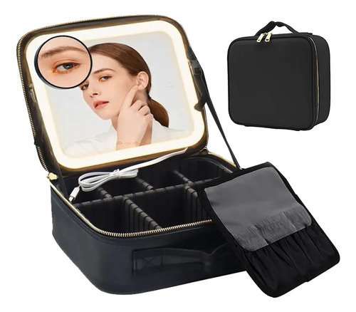 Caso Cosmetic Touch Led Espejo Cosmetic Portable Y