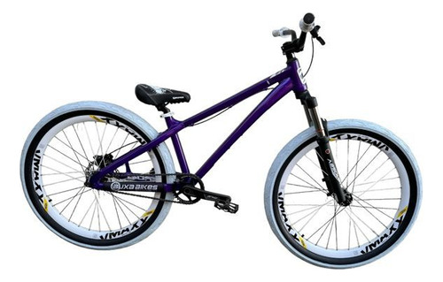 Bicicleta Gios Dj Roxa 26 Single Speed Wheeling/grau/dirt