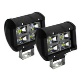 Faro 12 Led Auxiliar Blanco/ambar Fijo+ Estrobo Dually