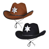 Gorro Sheriff / Sombrero Cowboy Lejano Oeste