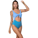 Malla Dama Tankini Combinada Nudo Bianca Mare 24228