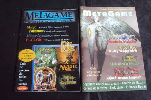 Pack Revista Metagame (inc # 1 Y 2) 2 Ejs