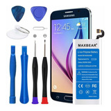 Bateria Celular Galaxy S6 Maxbear 2550mah Lithium Ion Polymern Eb Bg920abe Para Samsung Galaxy S6 Sm G920 Con Free Tool.