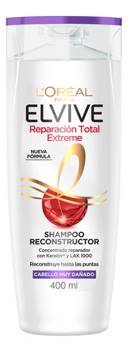 Shampoo Elvive Reparación Total 5 Extr 400ml