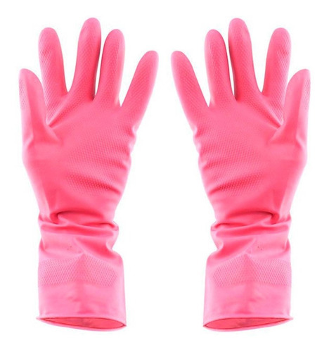 Guantes Latex Limpieza Domestica Uso Rudo Unitalla Reforzado