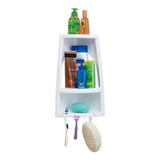 Organizador Esquinero Baño Y Ducha Rimax Blanco