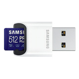 Tarjeta De Memoria Samsung Pro Plus Lector Usb 512gb 180mb/s