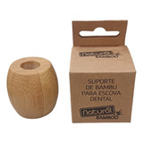 Suporte De Bambu Para Escova De Dente