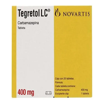 Tegretol lc TEGRETOL LC TABLETAS LIBERACIÓN PROLONGADA 400 mg, 20 TABLETAS - Novartis pharma ag | Envío gratis