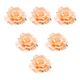Broche Con Forma De Ramillete De Rosas, 6 Flores Realistas
